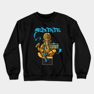 Ganesh Trance Crewneck Sweatshirt